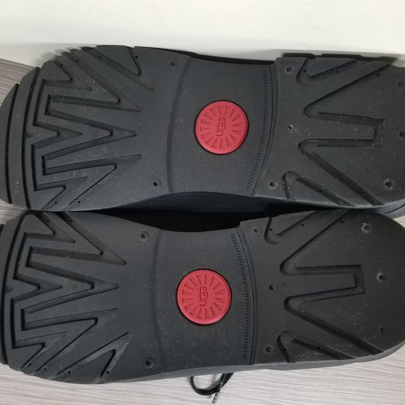 UGG Rain Ready Gatson Mid Boot, Black Waterproof Leather, Mens Size 10 / 43 - Picture 11 of 12